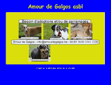 Tablet Screenshot of amourdegalgos.be